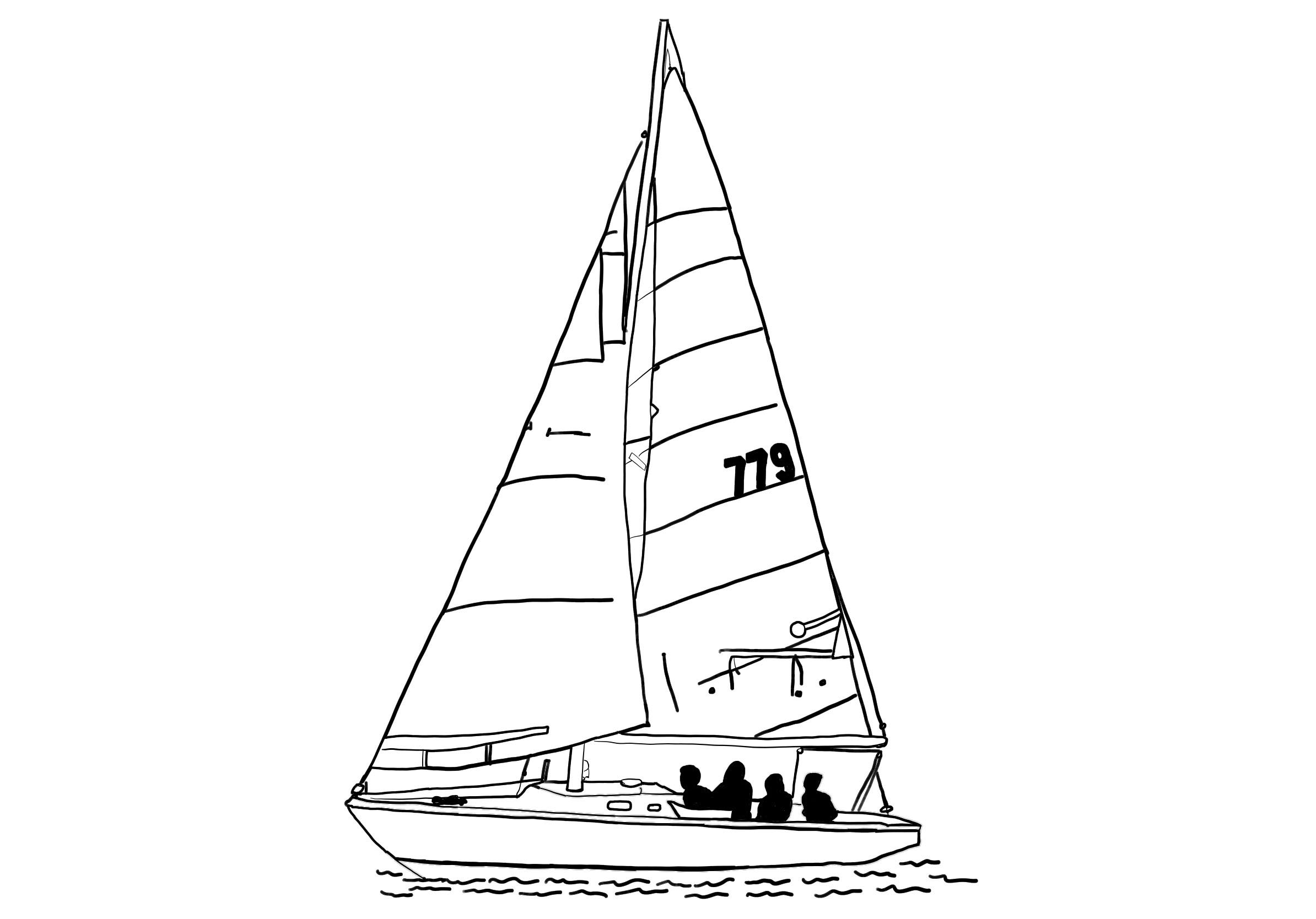 Drawing of Boat