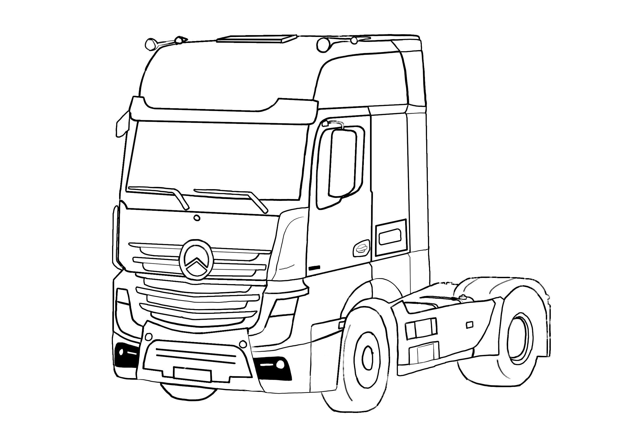 Drawing of Lorry