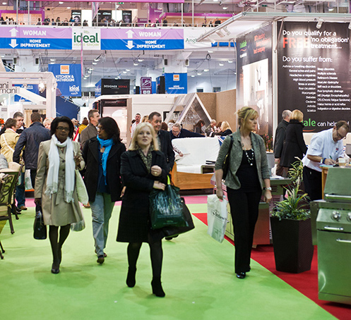 Image of Elea carpet at an exhibition 