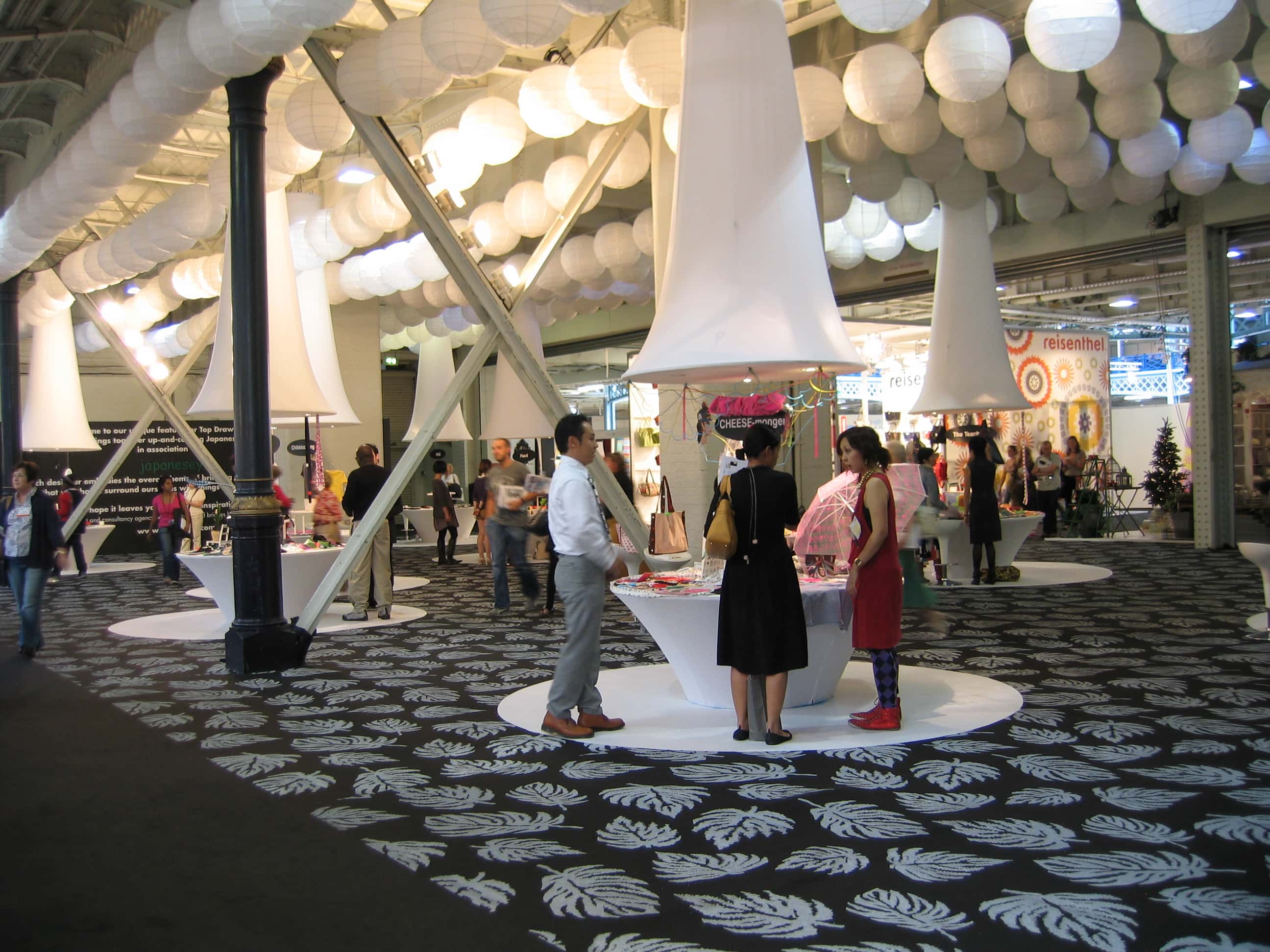 Image of Elea Printed carpet at an Exhibition